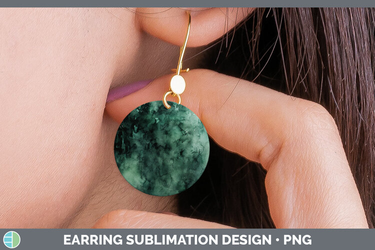 GorgeousWatercolor Round Earrings design.