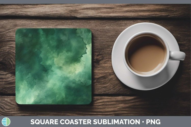 GorgeousWatercolor Square Coaster design.