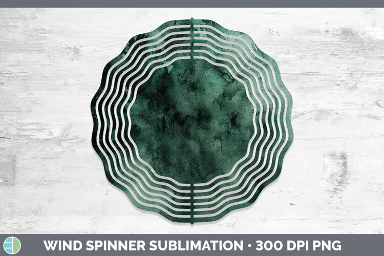GorgeousWatercolor Wind Spinner design.