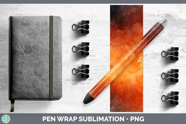 GorgeousWatercolor Pen Wrap design.