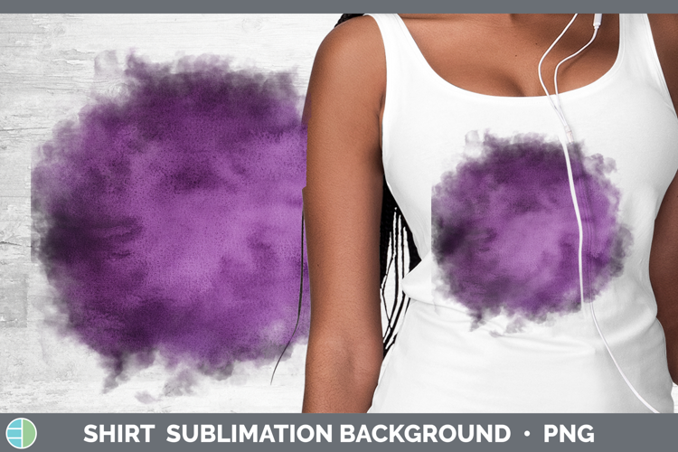 Watercolor Dark Purple Shirt Sublimation Sublimation Backgro