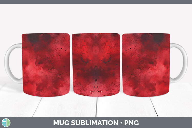GorgeousWatercolor Mug Wrap design.