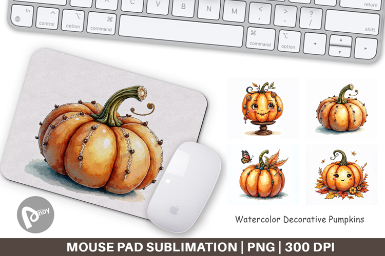 Decorative Pumpkins Mouse Pad