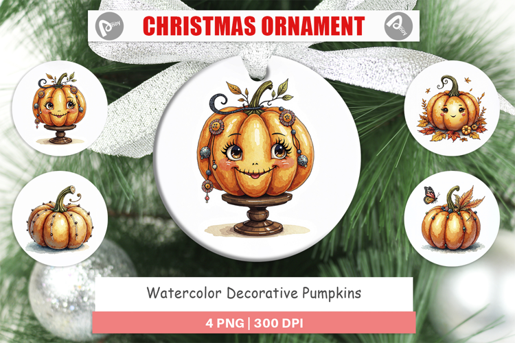 Decorative Pumpkins Ornament