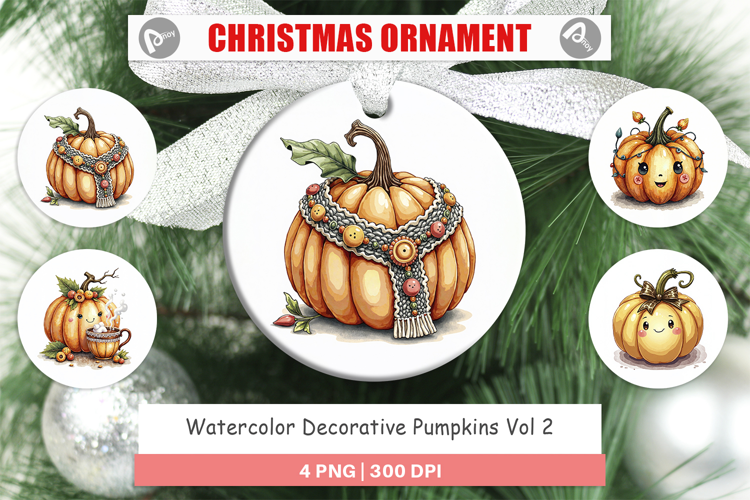 Decorative Pumpkins Ornament