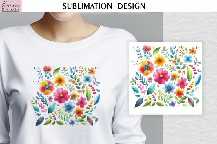 Watercolor Flowers| Summer T Shirt