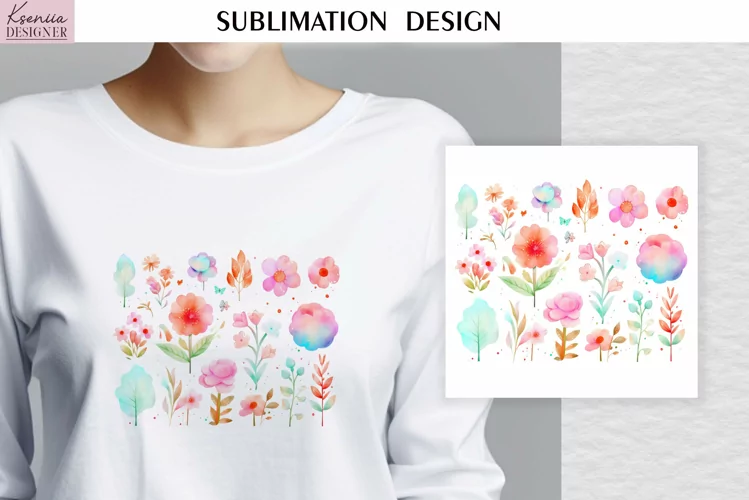 Watercolor Pink Flowers| Summer T Shirt