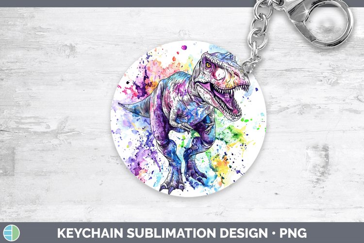Watercolor Dinosaur Clipart Image 2