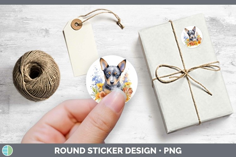 GorgeousWatercolor Dog Stickers design.