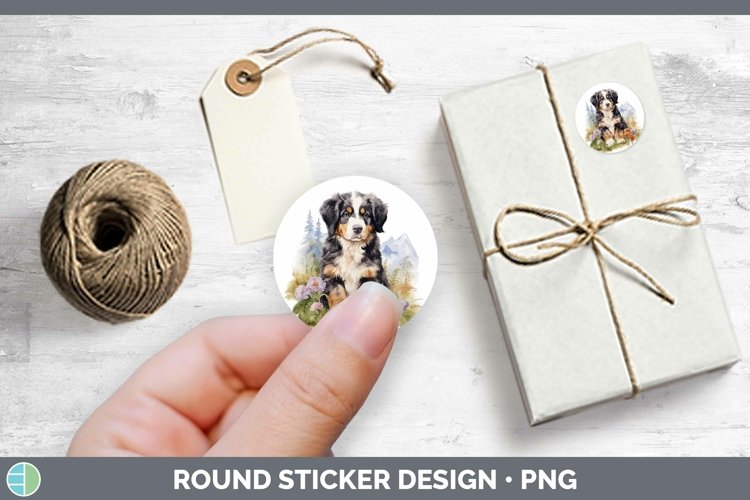 GorgeousWatercolor Dog Stickers design.