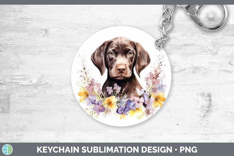Pointer Dog Keyring Keychain Bag Charm Keychain Zipper Lanyard - Foto 9