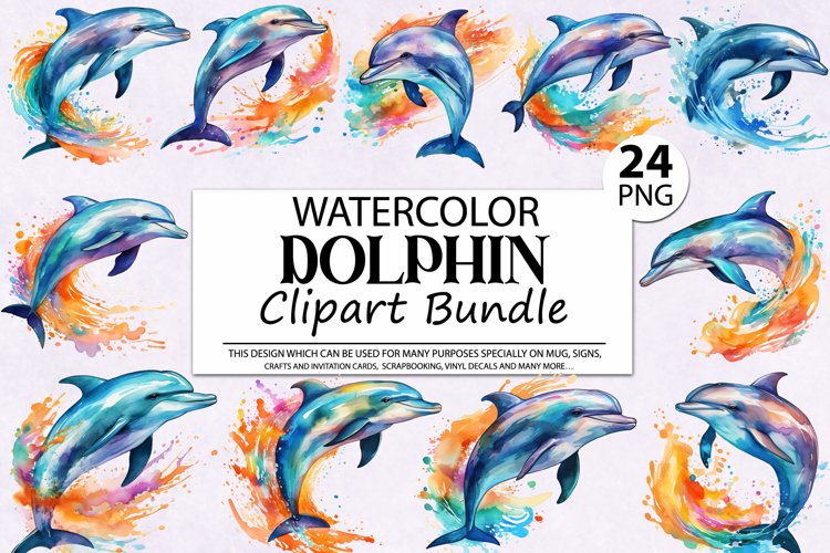 Dolphin Clipart Image 8