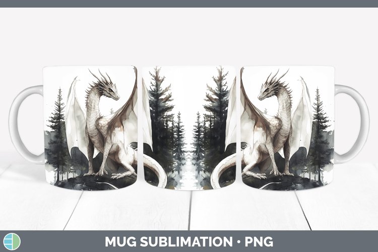 GorgeousWatercolor Mug Wrap design.