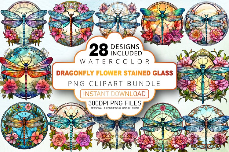 Dragonfly Clipart Image 6