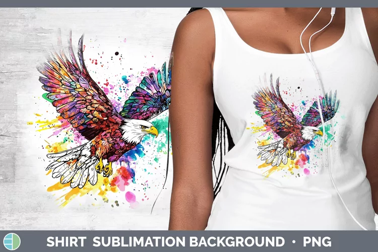 Watercolor Eagle Shirt Sublimation Sublimation Background De
