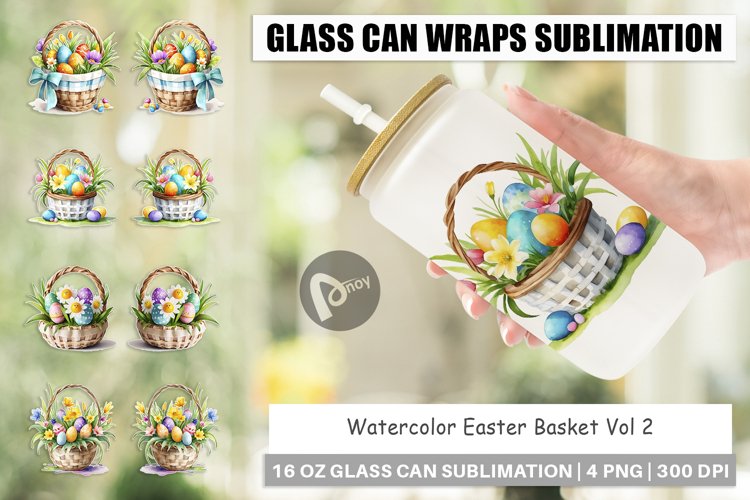 Easter Watercolor Clipart Image 2