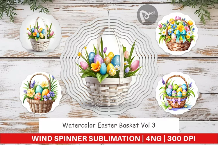 Wind Spinner Easter Basket