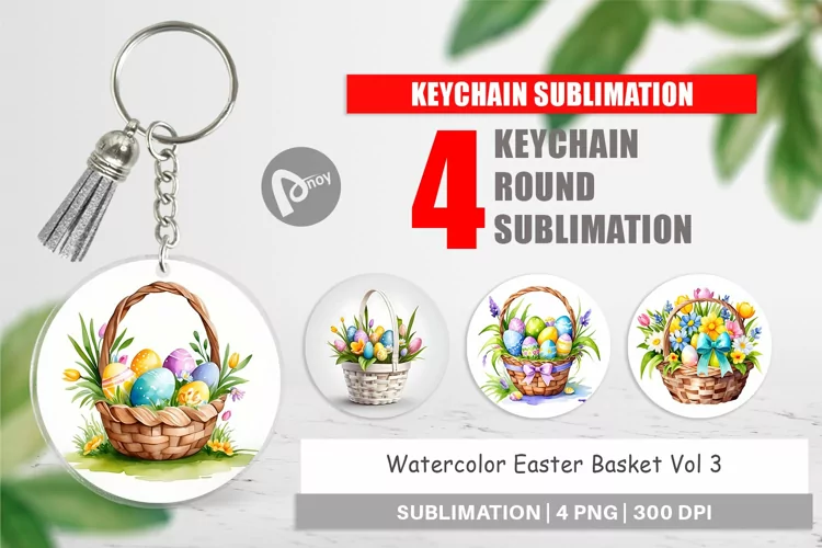 Keychain Easter Basket