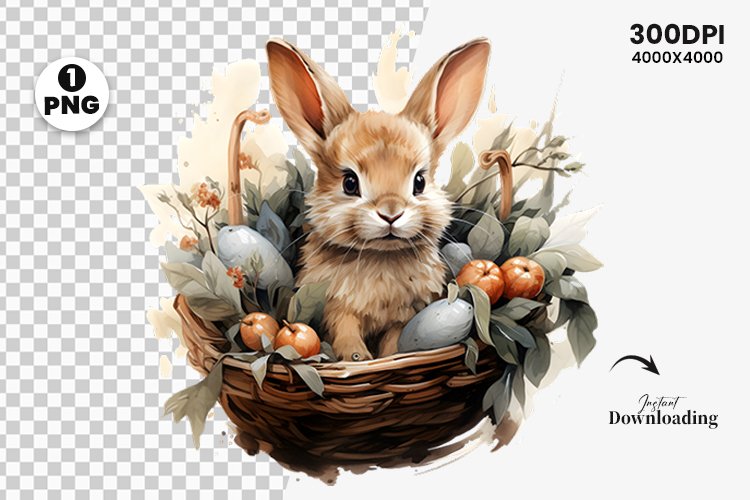 Watercolor Happy Easter spring Sublimation