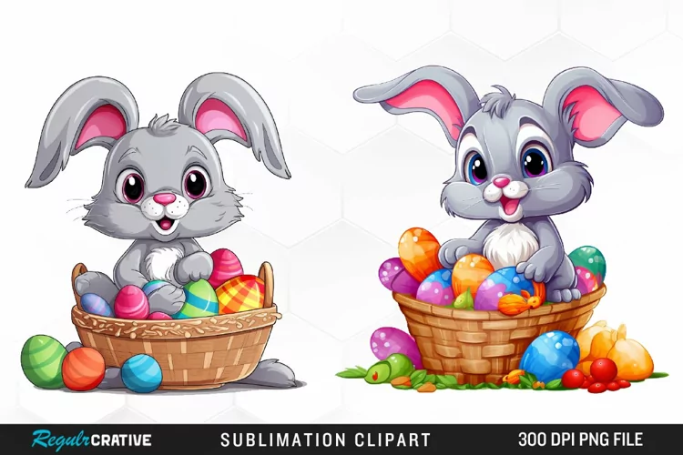 Watercolor Easter Artwork Clipart