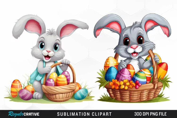 Watercolor Easter Artwork Clipart