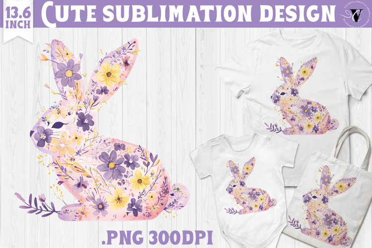 Watercolor Bunny | Easter clipart | Happy Easter