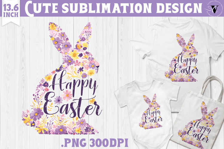 Watercolor Bunny | Easter clipart | Happy Easter