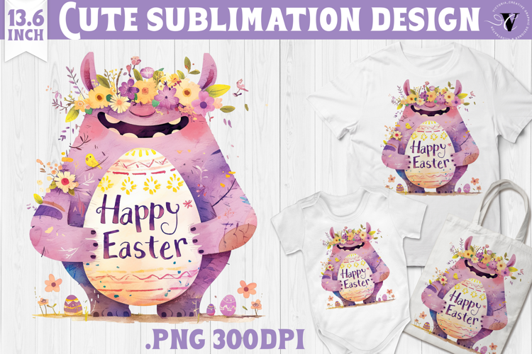 Watercolor Troll | Easter clipart | Happy Easter