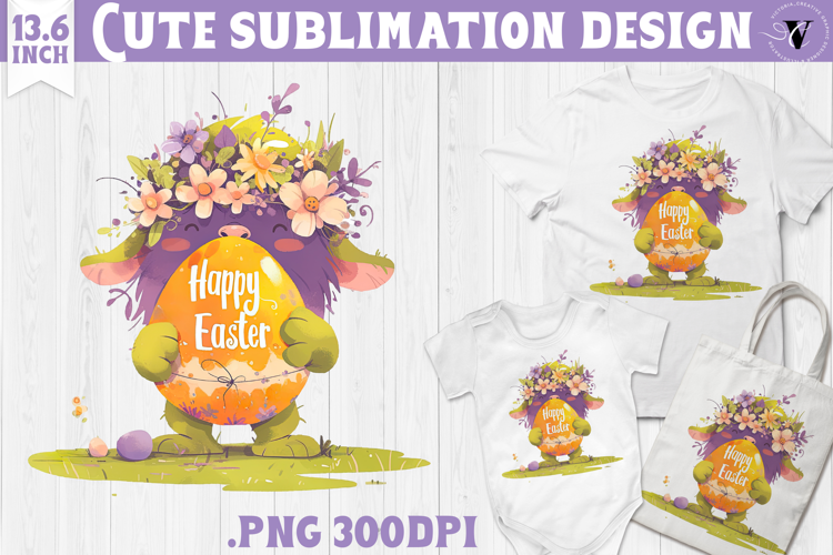 Watercolor Troll | Easter clipart | Happy Easter