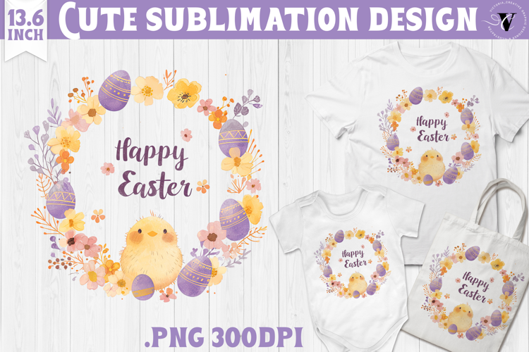 Watercolor Chick | Easter clipart | Happy Easter