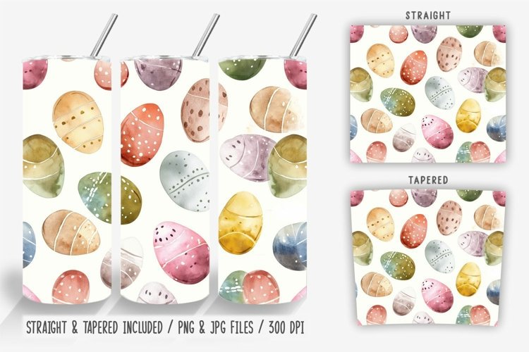 Watercolor Easter Eggs Clipart Image 22