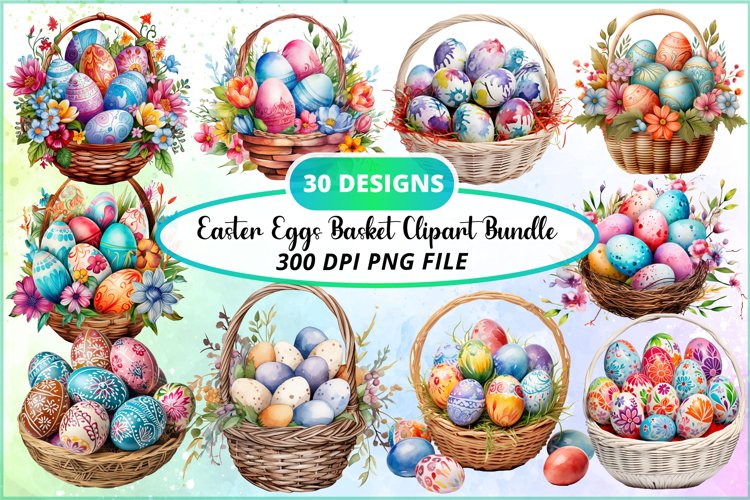 Easter Watercolor Clipart Image 20
