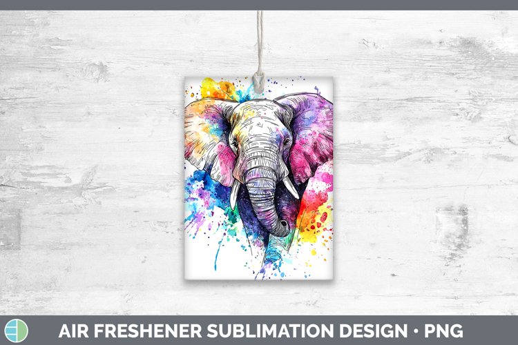 Watercolor Elephant Image 8