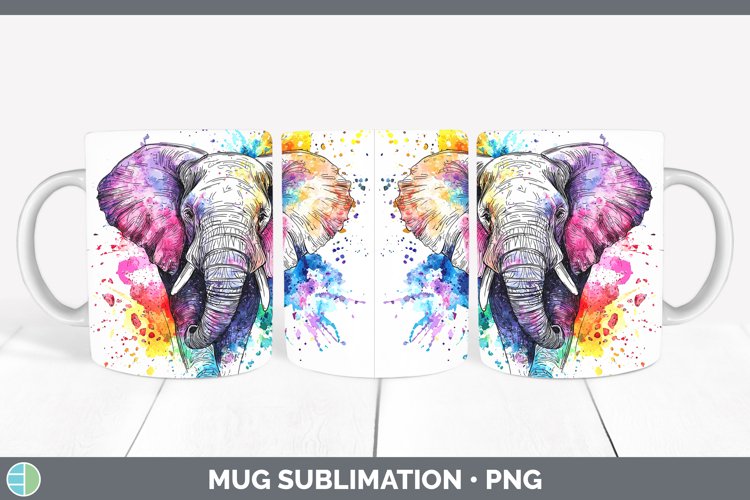 Watercolor Elephant Image 5