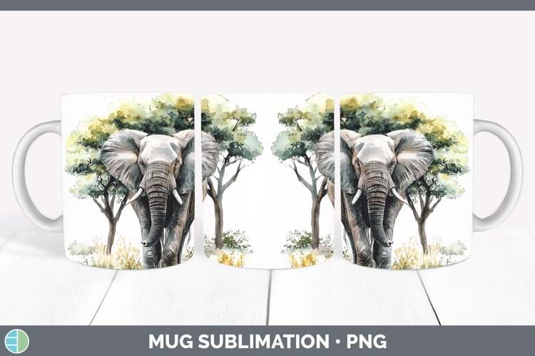 Watercolor Elephant Image 11