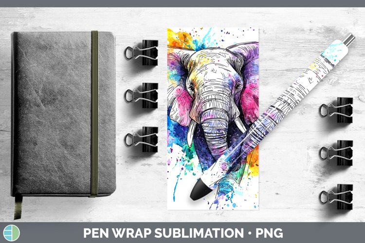 Watercolor Elephant Image 3