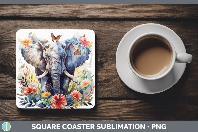 Watercolor Elephant Image 23