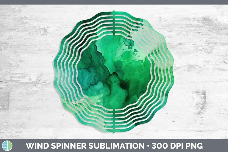 GorgeousWatercolor Wind Spinner design.