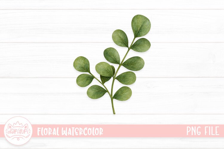 Botanical Watercolor Illustration, Floral Watercolor Design example image 1