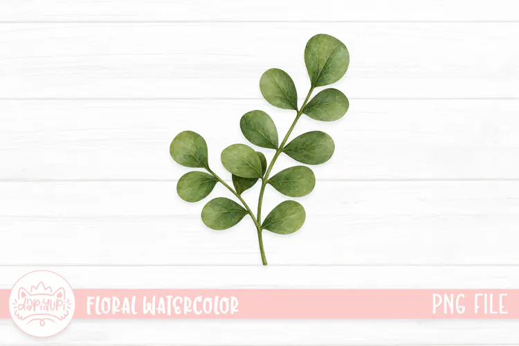 Botanical Watercolor Illustration, Floral Watercolor Design