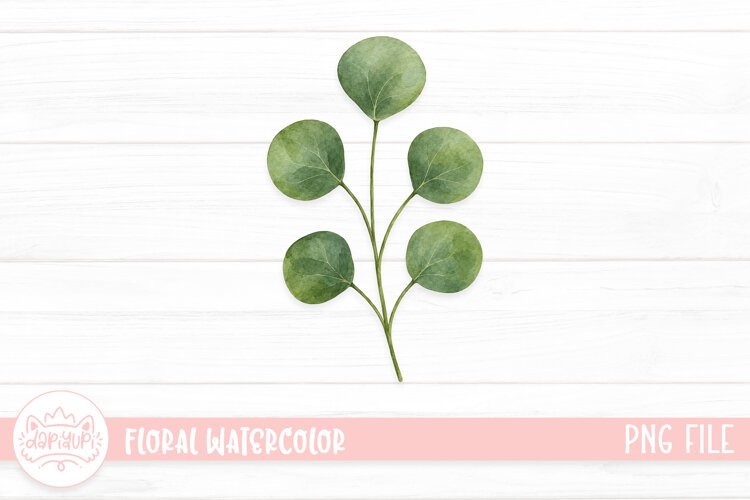 Botanical Watercolor Illustration, Floral Watercolor Design example image 1