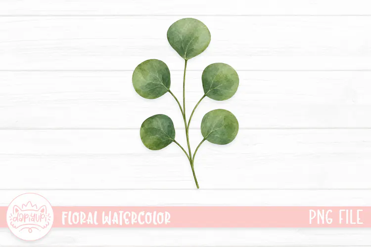 Botanical Watercolor Illustration, Floral Watercolor Design