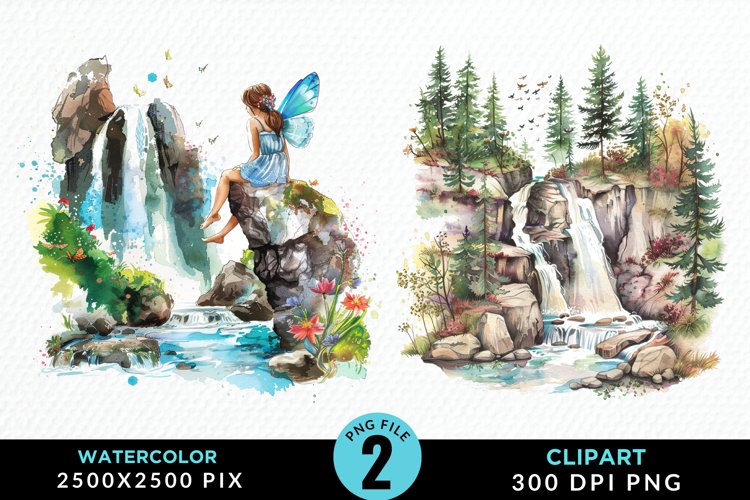 Waterfall Illustration Image 5