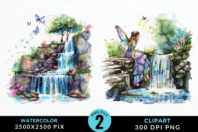 Waterfall Illustration