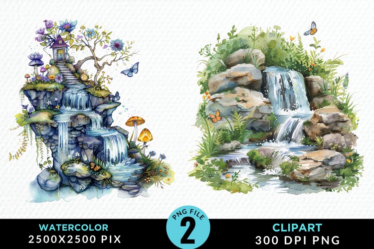Waterfall Illustration Image 20