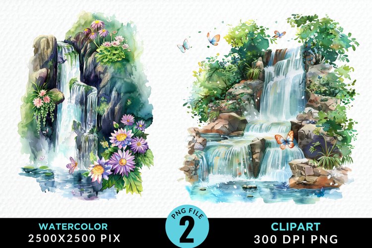 Waterfall Illustration Image 23