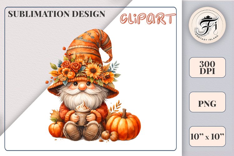 Cute Gnome Clipart Image 24
