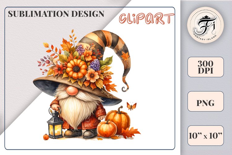 Cute Gnome Clipart Image 22