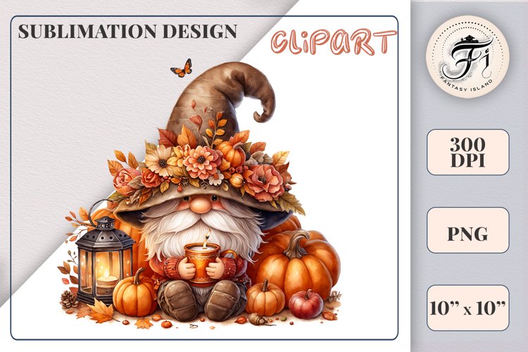 Cute Gnome Clipart Image 23