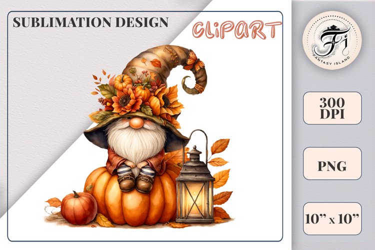 Cute Gnome Clipart Image 7